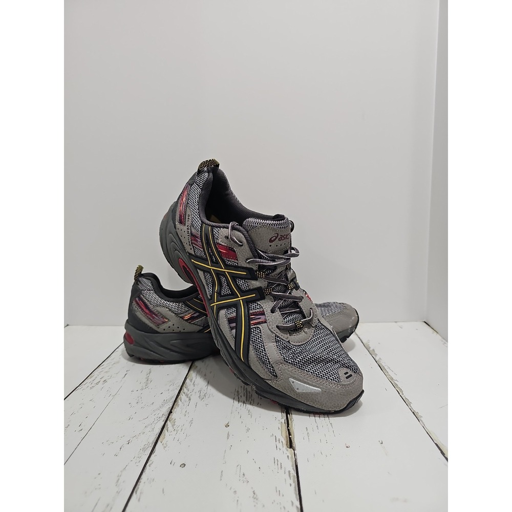 ASICS GEL-Venture 5 Size 13 Grey Red Yellow